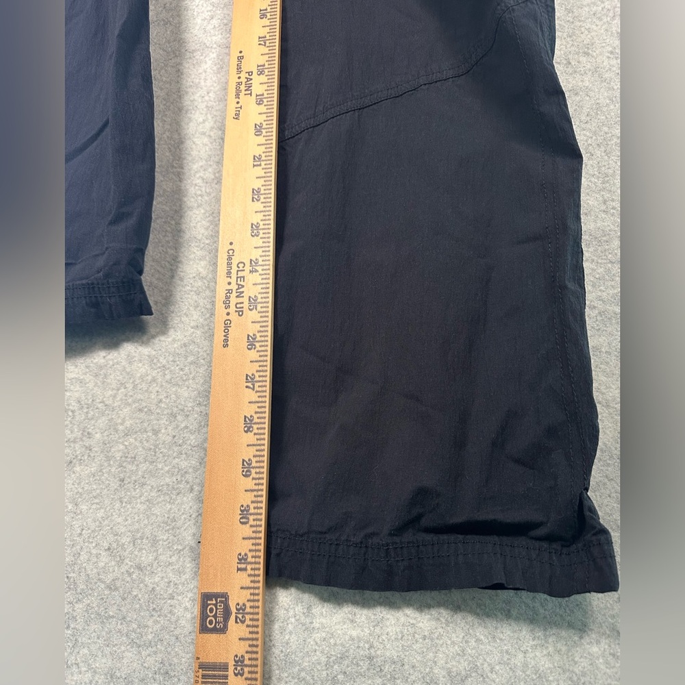 Prana women’s Black Cargo Pants adjustable leg low rise Breath Hiking outdoor 8 - Picture 4 of 10